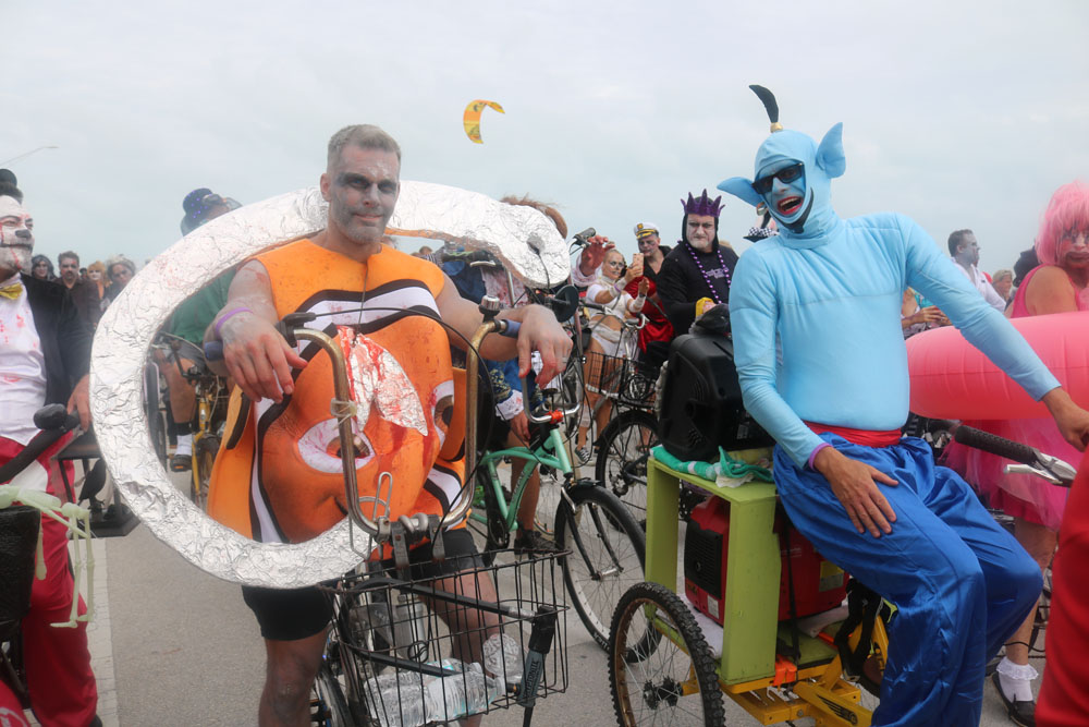 Zombie Bike Ride 2017 photo - Duval Street, Key West